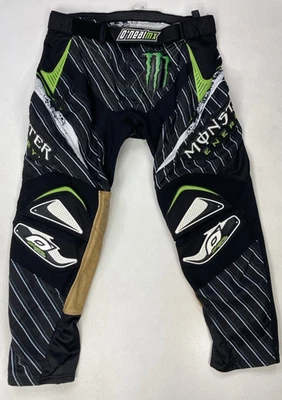 Calça O'neal MX Monster Energy T Ferry Hardwear Motocross Corrida Masculina Tamanho 34 - Imagem 1 de 4