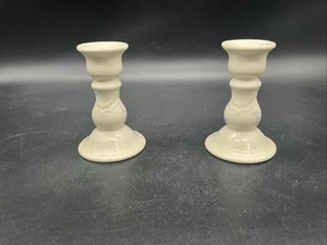 "2 candelabros Pfaltzgraff Tea Rose 5"" T" - Imagen 1 de 9