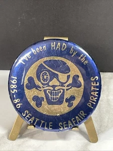 1985-86 Pinback Button Seattle Seafair Pirates HS29c  - Picture 1 of 2