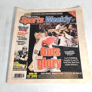 USA Today Sports Weekly Boston Red Sox 2004 World Series Newspaper Schilling - Picture 1 of 3