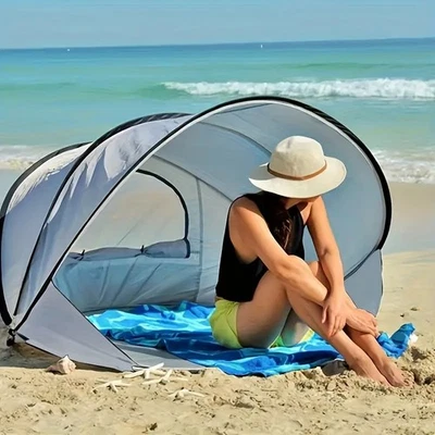 2-3Person Portable Full-Automatic Outdoor Folding Tent Beach Instant Pop Up Tent - Image 1 of 4