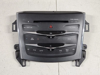 Interruptor de panel de control de clima doble radio Lincoln MKS 2013-2014 OEM DA5T-18A802-AP Foto 1 de 4