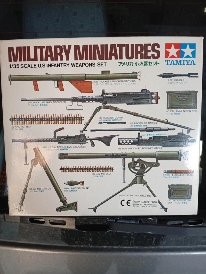 Tamiya Military Miniatures German Infantry Weapons Set 1/35 #3611 NEW IN BOX. - Immagine 1 di 2
