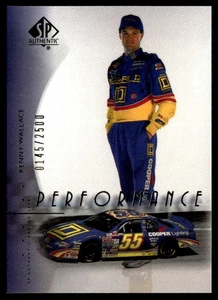 Kenny Wallace 0145/2500 #49 SP Authentic Performance 2000 - Imagen 1 de 2