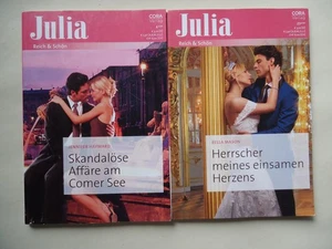 2xJulia Romane-Skandalöse Affäre am Comer See +Herrscher meines einsamen Herzens - Bild 1 von 2