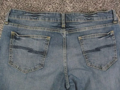 Pantalones de mezclilla Arizona Jean Co para mujer 13L azul corte bota acampanado elástico bolsillos 33x34 Foto 1 de 4