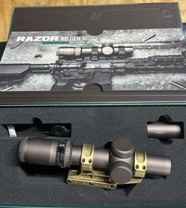 Vortex razor 1-10 w/EBR-9 MOA reticle and unity tactical 2.05” FAST LPVO mount - Picture 1 of 6