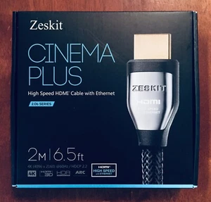 Zeskit 6.5 ft. High Speed HDMI Cable with Ethernet 4K 22.28Gbps - Picture 1 of 2