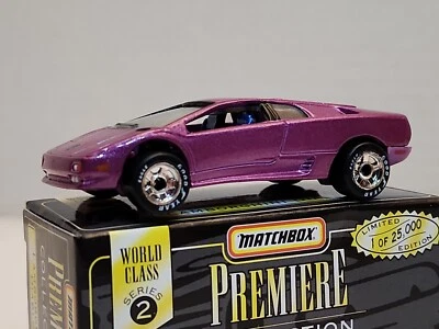 MATCHBOX PREMIERE COLLECTION MAUVE LAMBORGHINI DIABLO MB22-H13 - Image 1 of 4