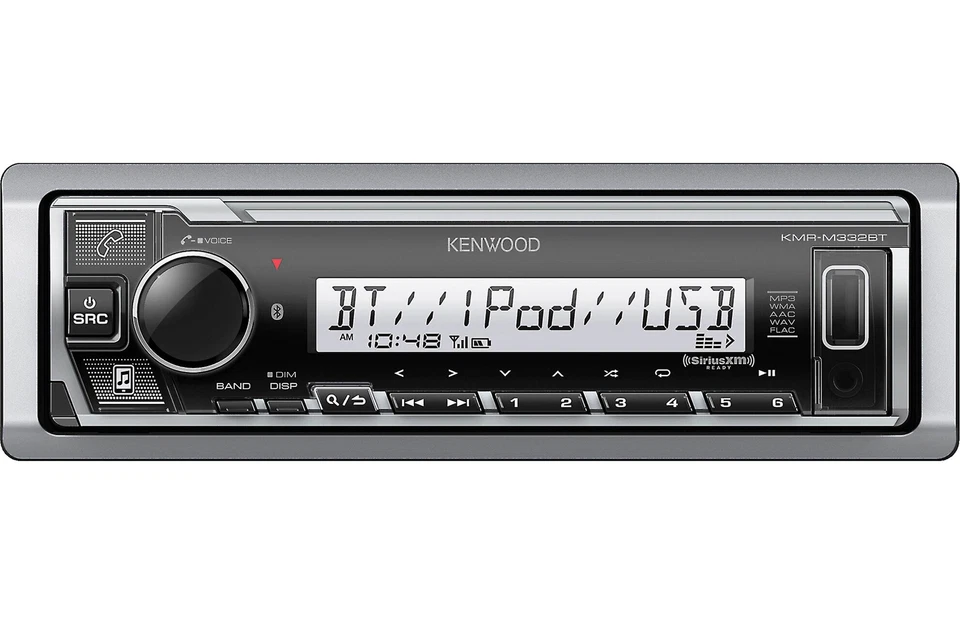 Kenwood KMR-M332BT Marine/Motorsports Digital Media Receiver w/ Bluetooth - Image 1 of 1