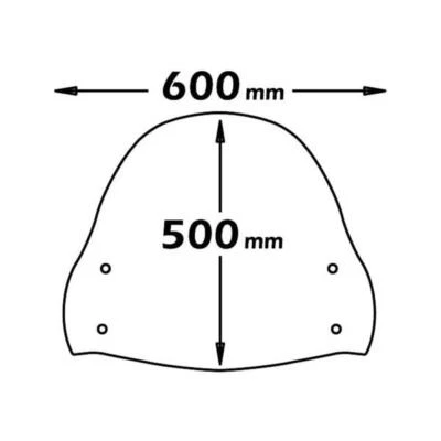 Isotta Summer transparent windscreen Kymco Bet&Win 50 2002-2006 - image 1 of 4