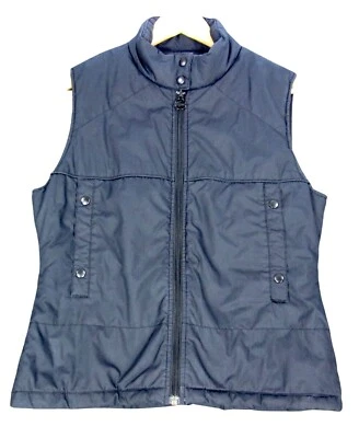 Chaleco acolchado negro aislante Lacoste para mujer talla 40 mediano 8 Softshell Foto 1 de 4