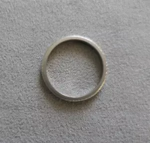 Damen Platin Ring verziert Ehering. 3,3gramm - Bild 1 von 4
