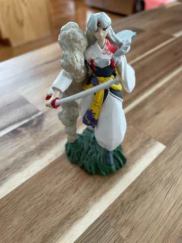 Vintage 2005 NEW Inuyasha Toynami 4" mini Figure Sesshomaru loose Cover