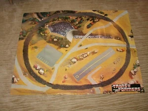 Original 1985 Action Mat For The TRANSFORMERS Tyco Train And Battle Set MAT ONLY - Picture 1 of 8