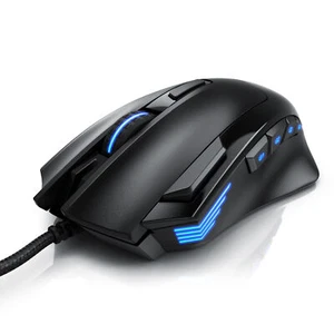 CSL Gaming Maus USB - optisch 9 Tasten 600 - 4800 dpi 7 Farben LED Farbwechsel - Bild 1 von 8