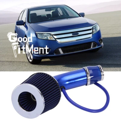 For Ford Fusion 2010-2020 Blue 3" Cold Air Intake Filter Kit Flow Hose System US Foto 1 de 4