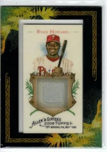2008 Topps Allen and Ginter Relics #RH Ryan Howard Jsy C (ref 138757) - Picture 1 of 1