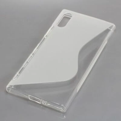Custodia Handy TPU S-Line Protettiva Case Bumper Per Sony Xperia XZ Trasparente - Immagine 1 di 2
