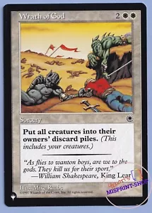Wrath of God MTG MISPRINT Printed with a different white mana symbol - Imagen 1 de 4