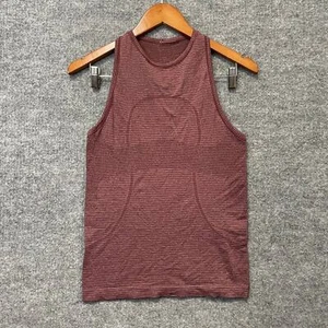 Lululemon womens size 6 striped swiftly tank top activewear workout running - Picture 1 of 7