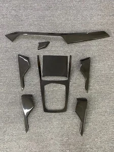 Dry Carbon Fiber Car Interior Trim Dashboard Center Part For BMW X6 G06 2020 UP - Picture 1 of 10