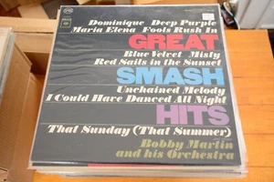 BOBBY MARTIN "GREAT SMASH HITS" LP 12" VINYL VG++ BLUE VELVET DEEP PURPLE - Picture 1 of 4