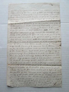DECEMBER 2ND 1854, DEED, EAST MAHONING TOWNSHIP, PENNSYLVANIA; PERIOD COPY - Picture 1 of 8
