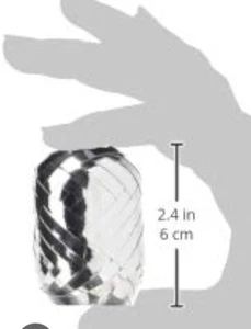 10 Pack Berwick Offray BCE1282 3/16" x 66ft Curl Keg Ribbon, Silver(H3) - Picture 1 of 3
