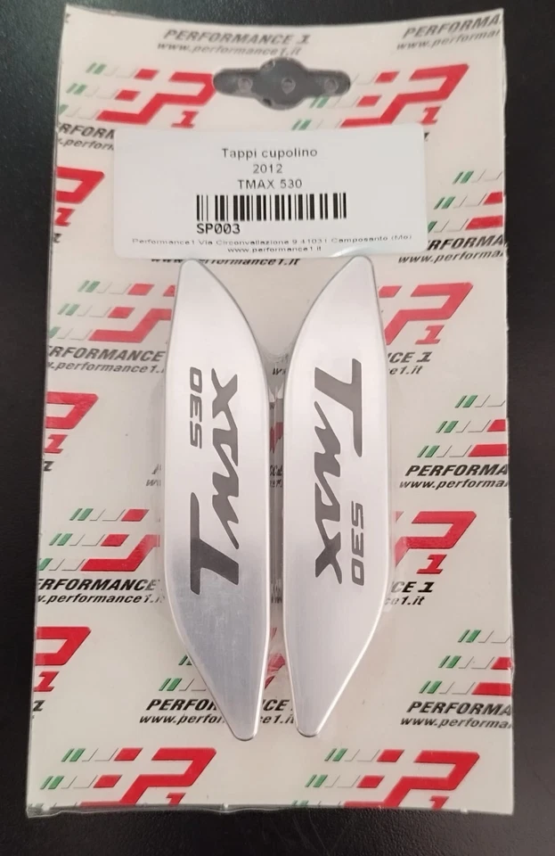 TAPPI SPECCHIO ARGENTO PERFORMANCE1 PER YAMAHA TMAX 530 - Immagine 1 di 1