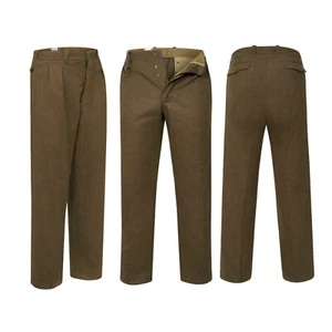 Army Wool Trouser Original French Military Uniform Dress Pants Vintage Surplus - Picture 1 of 7