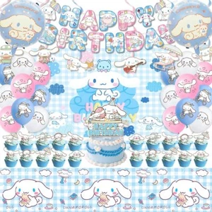 Cinnamoroll Birthday Decorations, Party Supplies Set Include Banner, Backdrop, B - Picture 1 of 6