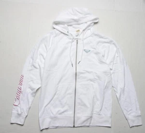 Roxy Women Penisula Zip Hoody (M) White ARJFT03705 - Picture 1 of 2