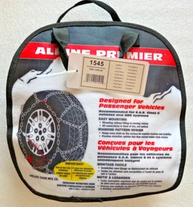 Alpine Premier 1545 1545-S LacLede Les Schwab Diamond Pattern Tire Snow Chains - Picture 1 of 2