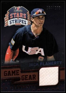 Camiseta deportiva Jack Flaherty 2015 Estados Unidos Baseball Stars and Stripes Game Gear Ruby #42/299 - Imagen 1 de 2