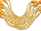 Natural Bear Quartz Drops Faceted Loose Gemstones 7" Strand 5x7-8x11 mm Beads