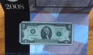 L 20088388 D 汝❤️❤️發發參發發 2008 $2 Single Note SAN FRANCISCO / SOLD-OUT USMINT - Picture 1 of 5