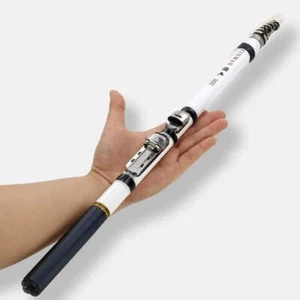 1.8m/2.1m/2.4m/2.7m/3.0m Telescopic Rock Fishing Rod Spinning Fly Carp Feeder Ca - Picture 1 of 12