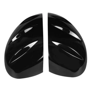 Side Rear View Mirror Cover Cap Glossy Black For 2022-2024 11th Gen Honda Civic - Picture 1 of 6