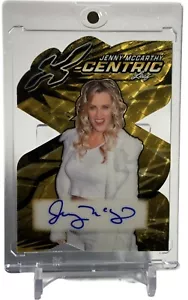 Jenny McCarthy 2024 Leaf X-CENTRIC Whatnot Exclusive GOLD Autogrammkarte #1/1 - Bild 1 von 3