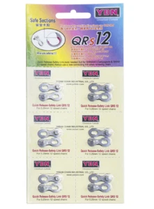 YBN 12 velocidades Master Link QRS-12 multiuso (hasta 5 veces) Shimano/SRAM/KMC - Imagen 1 de 1