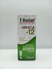 T-RELIEF Arnica +12 Natural Pain Reliever CREAM 2oz MediNatura ARTHRITIS 07/24