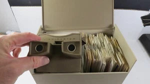 Antiker Sawyer's View Master Originalkarton mit Papierkramrollen GROSSE MENGE FILME - Bild 1 von 7
