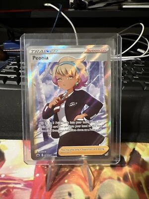 Pokemon TCG English Card Chilling Reign Peonia 196/198 Full Art Trainer - Image 1 of 2