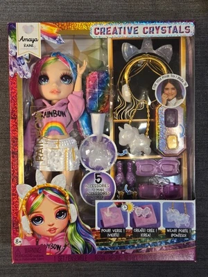 AMAYA RAINE MGA Rainbow High Creative Crystals Multicolor 11" Fashion Doll MIB - Изображение 1 из 2