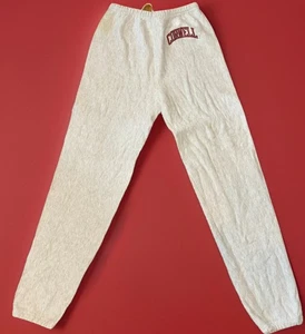 Pantalones deportivos vintage Champion de los años 80 tejido inverso gris mediano Cornell baloncesto - Imagen 1 de 5