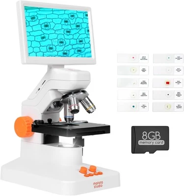 MatataStudio MT3-2 7" LCD Digital Microscopes for Kids Adults 1200x Electron Sci - Image 1 of 4
