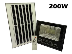 200W Remote Control Solar Flood Light Outdoor Lamp garden barn garage security - Picture 1 of 3