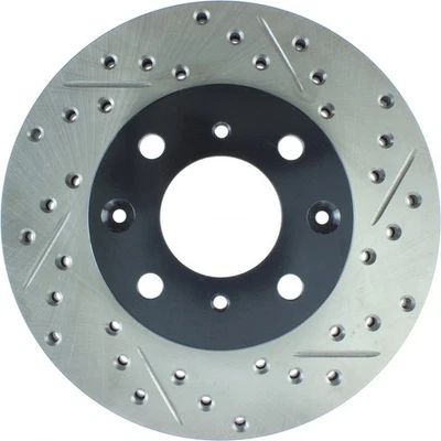 StopTech For Honda Civic 1990-2000 Brake Rotor Slotted Driver Side Front - Image 1 of 4
