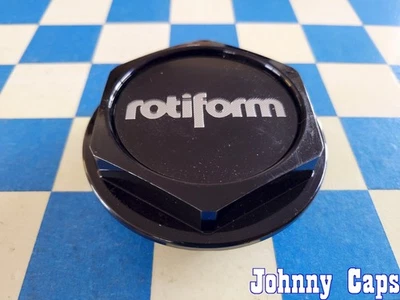 ROTIFORM Wheels # 36390-02SB . BLACK Custom Wheel Center Cap  [98]  (QTY. 1) - Image 1 of 4